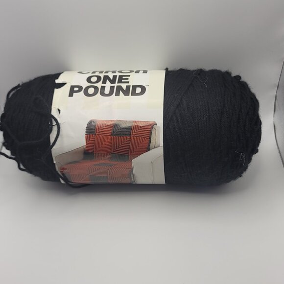 Caron One Pound Yarn (NWT) Color Black. 16 0z - Picture 3 of 6
